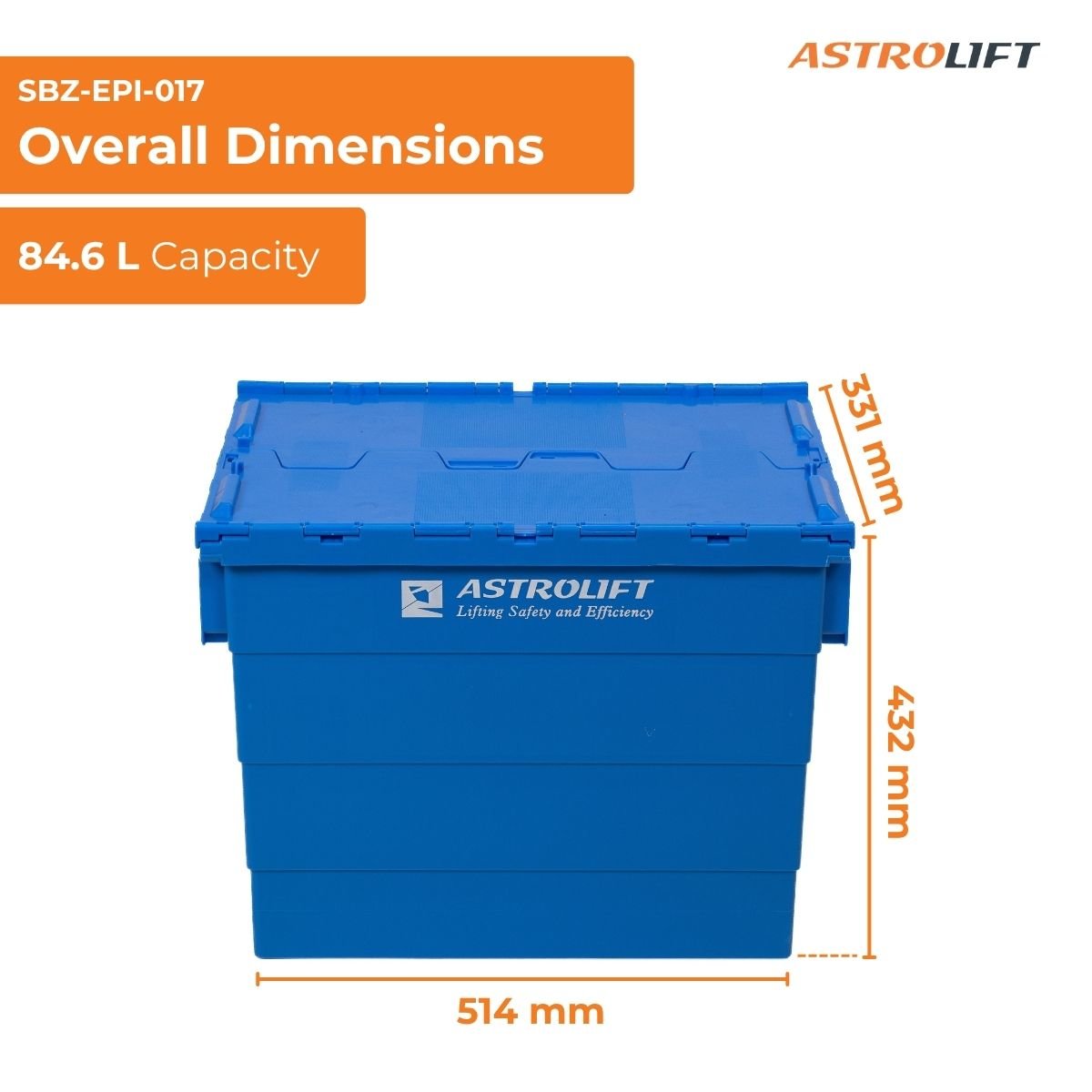 Buy Plastic Storage Bin  in New Products available at Astrolift NZ